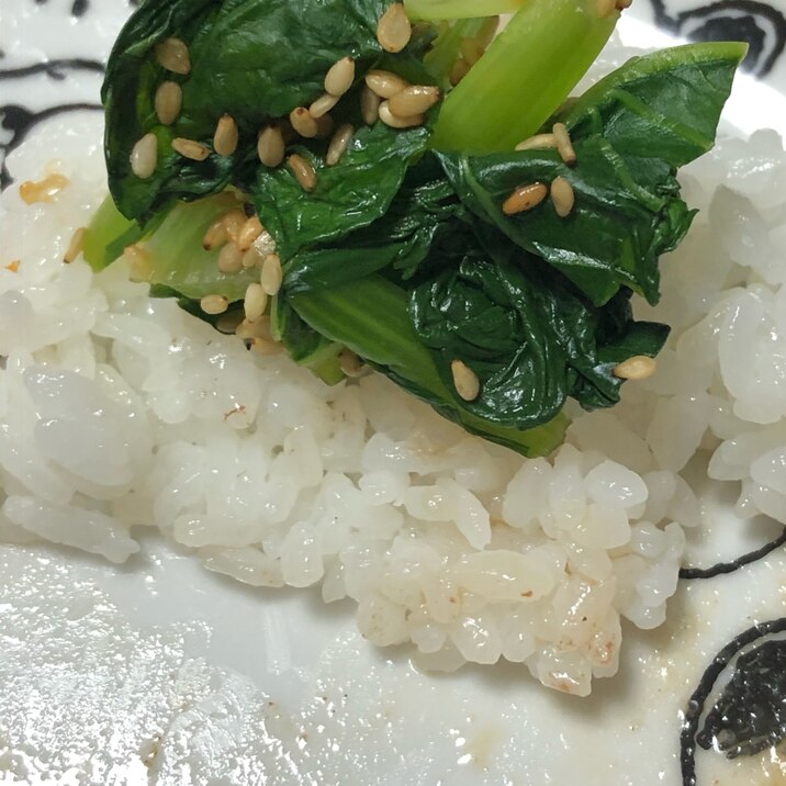 青菜ご飯